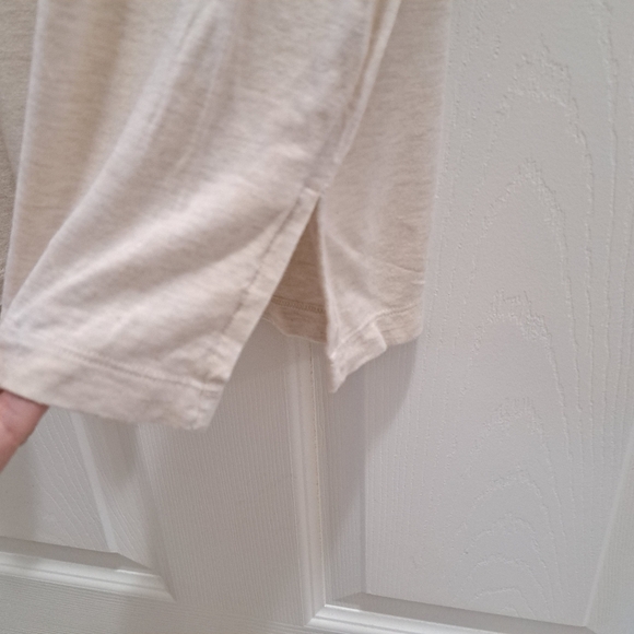 Miiyu | Simons PJ's Beige Sleep Dress V-neck Women's XL Embroidered Pyjama - Picture 8 of 13